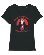 CE AR FI HALLOWEEN FARA ROMANUL DRACULA? Tricou mânecă scurtă guler larg fitted Damă Expresser