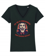 CE AR FI HALLOWEEN FARA ROMANUL DRACULA? 2 Tricou mânecă scurtă guler V Damă Evoker