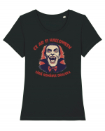 CE AR FI HALLOWEEN FARA ROMANUL DRACULA? 2 Tricou mânecă scurtă guler larg fitted Damă Expresser