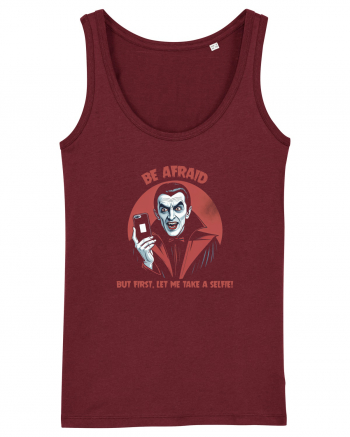 DRACULA - BE AFRAID, BUT FIRST, LET ME TAKE A SELFIE Burgundy