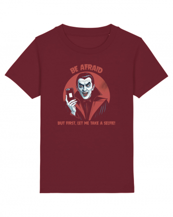 DRACULA - BE AFRAID, BUT FIRST, LET ME TAKE A SELFIE Burgundy