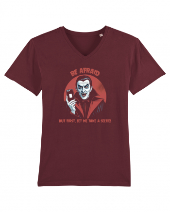 DRACULA - BE AFRAID, BUT FIRST, LET ME TAKE A SELFIE Burgundy