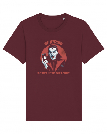 DRACULA - BE AFRAID, BUT FIRST, LET ME TAKE A SELFIE Burgundy