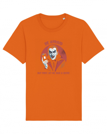 DRACULA - BE AFRAID, BUT FIRST, LET ME TAKE A SELFIE Bright Orange