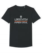 Libertatea Suprem Ideal Tricou mânecă scurtă guler larg Bărbat Skater