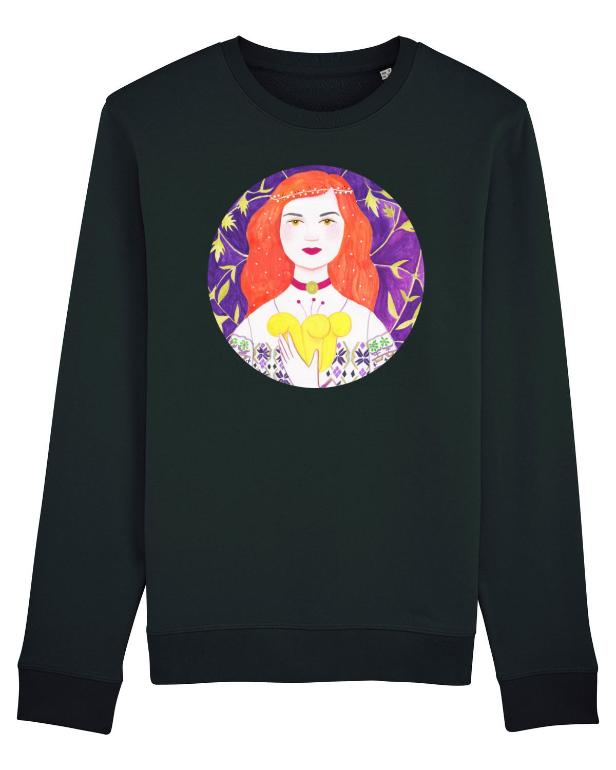 Bluză mânecă lungă Unisex Rise Black