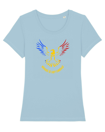 MANDRA CA SUNT ROMANCA - acvila de munte Sky Blue