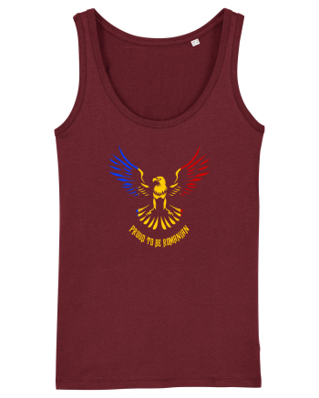 PROUD TO BE ROMANIAN - acvila de munte Burgundy