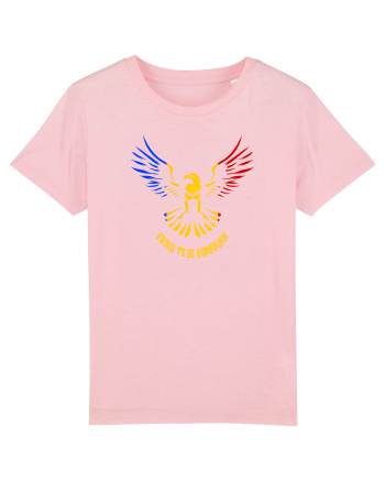 PROUD TO BE ROMANIAN - acvila de munte Cotton Pink