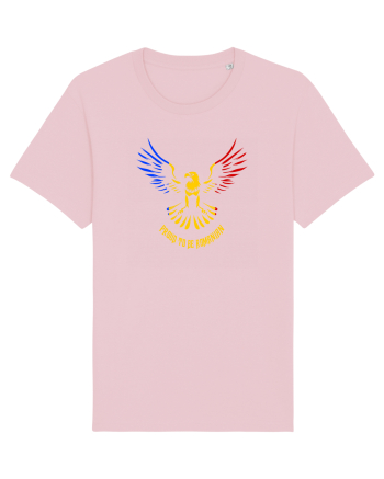 PROUD TO BE ROMANIAN - acvila de munte Cotton Pink