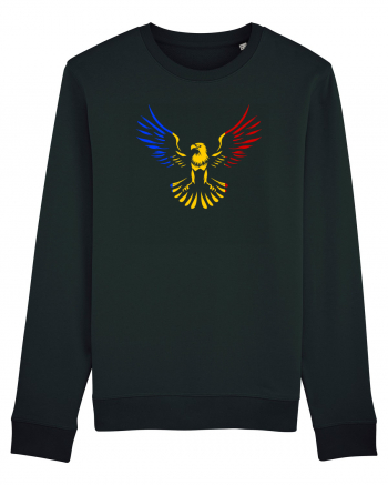 ROMAN ROMANCA ROMANIAN - Mountain Eagle - acvila de munte 1 Bluză mânecă lungă Unisex Rise