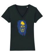 Unirea 82 i.Hr. - Burebista Tricou mânecă scurtă guler V Damă Evoker