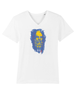 Unirea 82 i.Hr. - Burebista Tricou mânecă scurtă guler V Bărbat Presenter