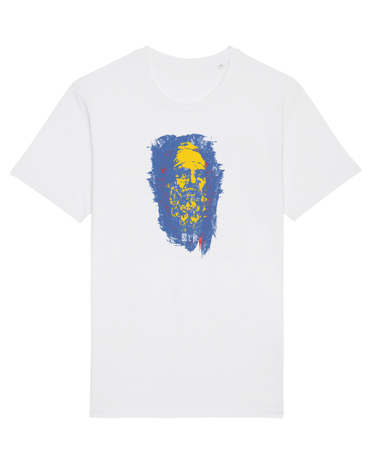 Tricou mânecă scurtă Unisex Rocker White