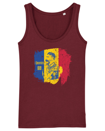 Unirea 1 Decembrie 1918 - Regele Ferdinand 1 Burgundy
