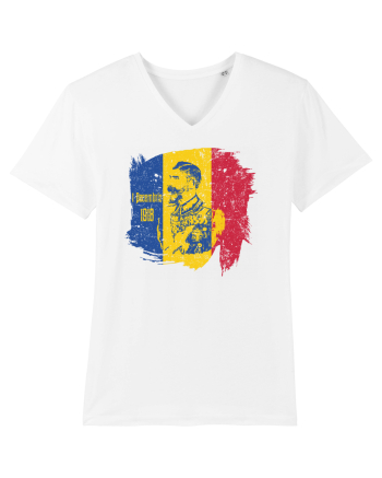 Unirea 1 Decembrie 1918 - Regele Ferdinand 1 White