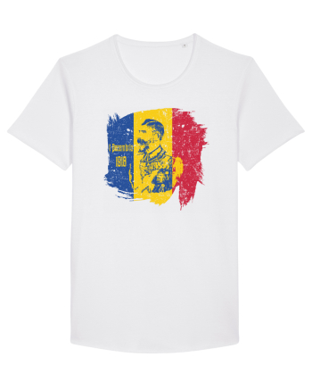 Unirea 1 Decembrie 1918 - Regele Ferdinand 1 White