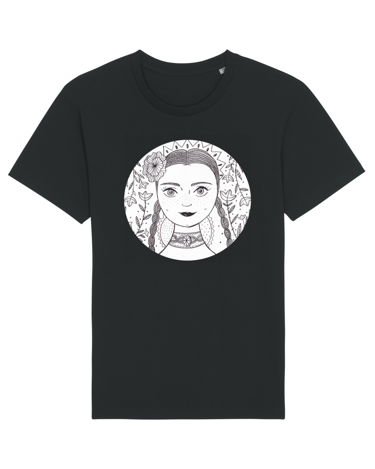 Tricou mânecă scurtă Unisex Rocker Black