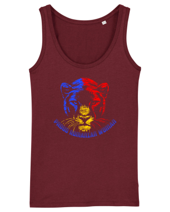 PROUD ROMANIAN WOMAN- Romanca mandra Burgundy