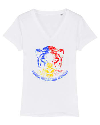 PROUD ROMANIAN WOMAN- Romanca mandra White