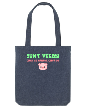 SUNT VEGAN CAND NU MANANC CEAFA DE PORC Midnight Blue