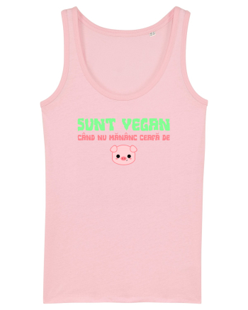 SUNT VEGAN CAND NU MANANC CEAFA DE PORC Cotton Pink