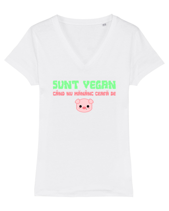 SUNT VEGAN CAND NU MANANC CEAFA DE PORC White
