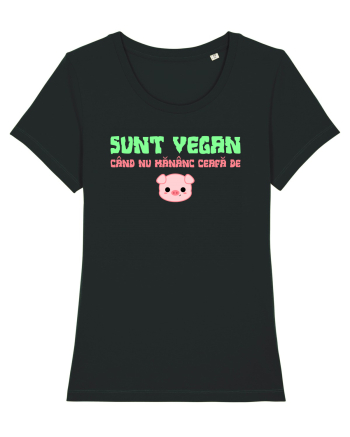 SUNT VEGAN CAND NU MANANC CEAFA DE PORC Black