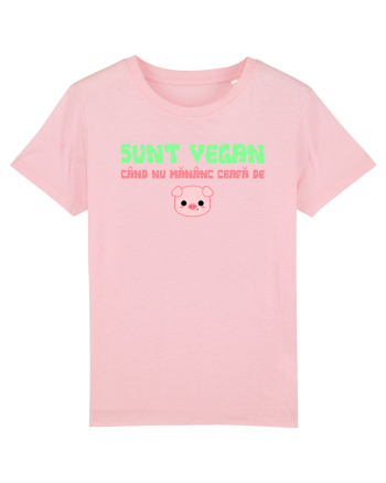 SUNT VEGAN CAND NU MANANC CEAFA DE PORC Cotton Pink
