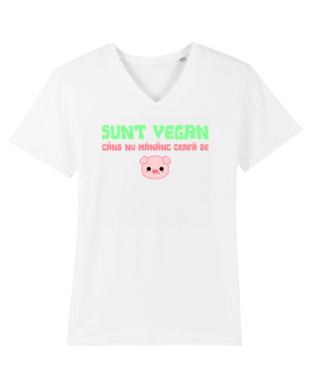 SUNT VEGAN CAND NU MANANC CEAFA DE PORC White