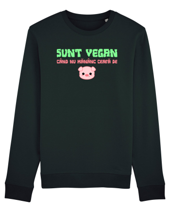 SUNT VEGAN CAND NU MANANC CEAFA DE PORC Black