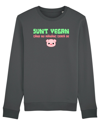 SUNT VEGAN CAND NU MANANC CEAFA DE PORC Anthracite