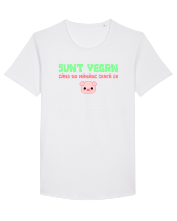 SUNT VEGAN CAND NU MANANC CEAFA DE PORC White