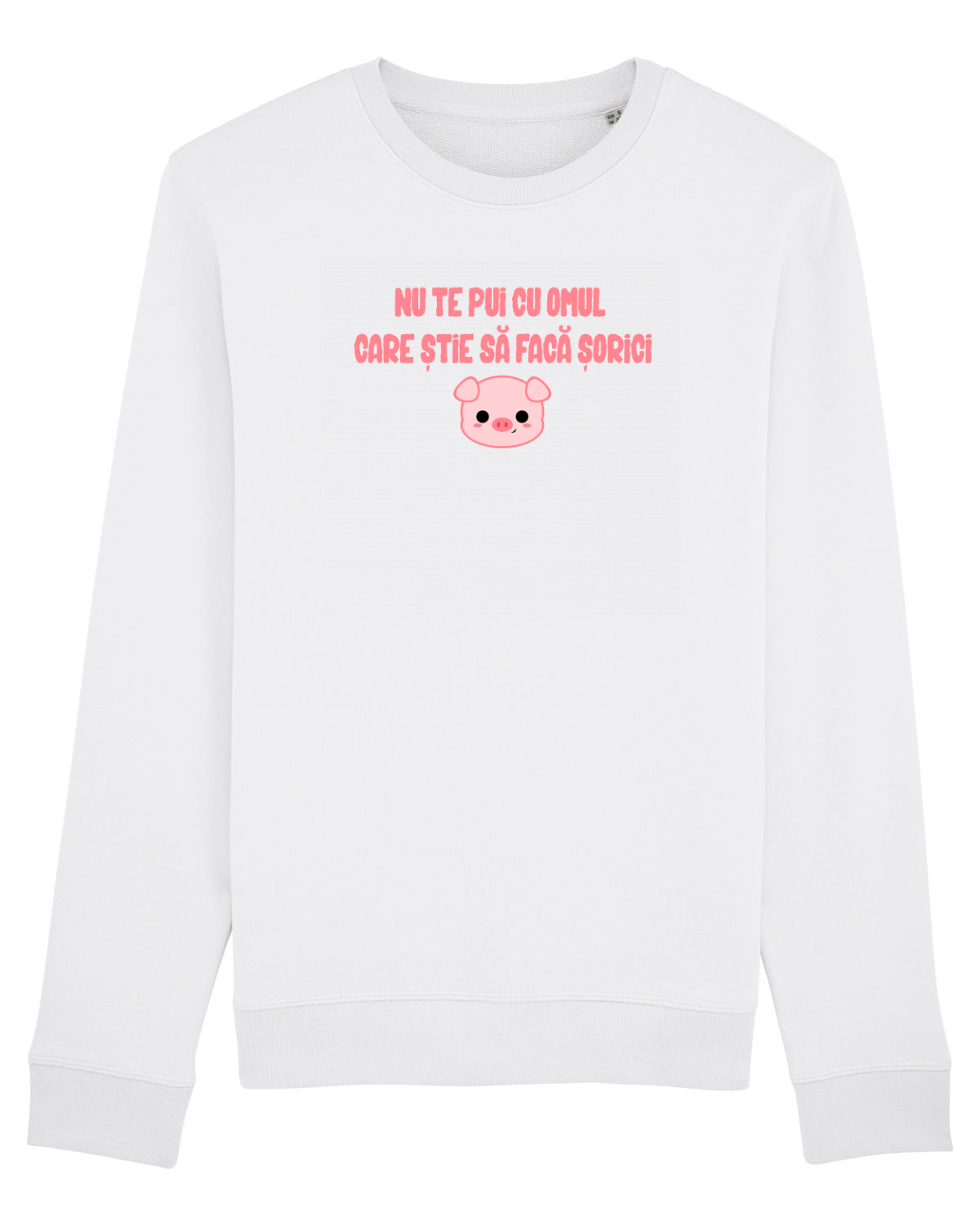 Bluză mânecă lungă Unisex Rise White