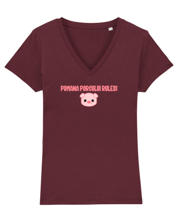 POMANA PORCULUI RULES!  Burgundy