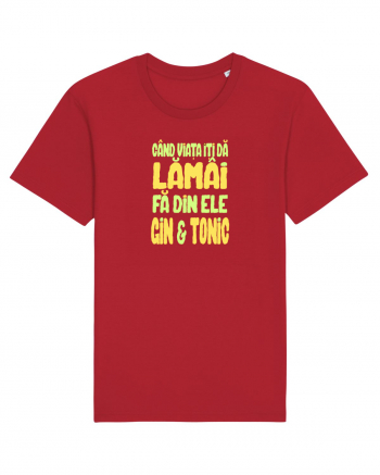 CAND VIATA ITI DA LAMAI, FA DIN ELE GIN & TONIC Red