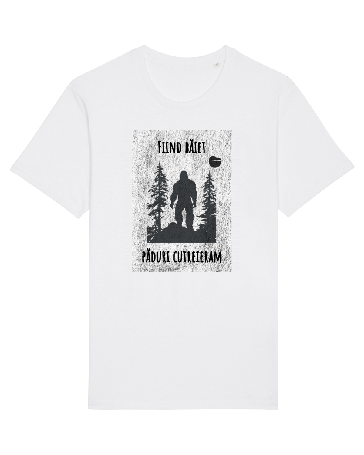 Tricou mânecă scurtă Unisex Rocker White
