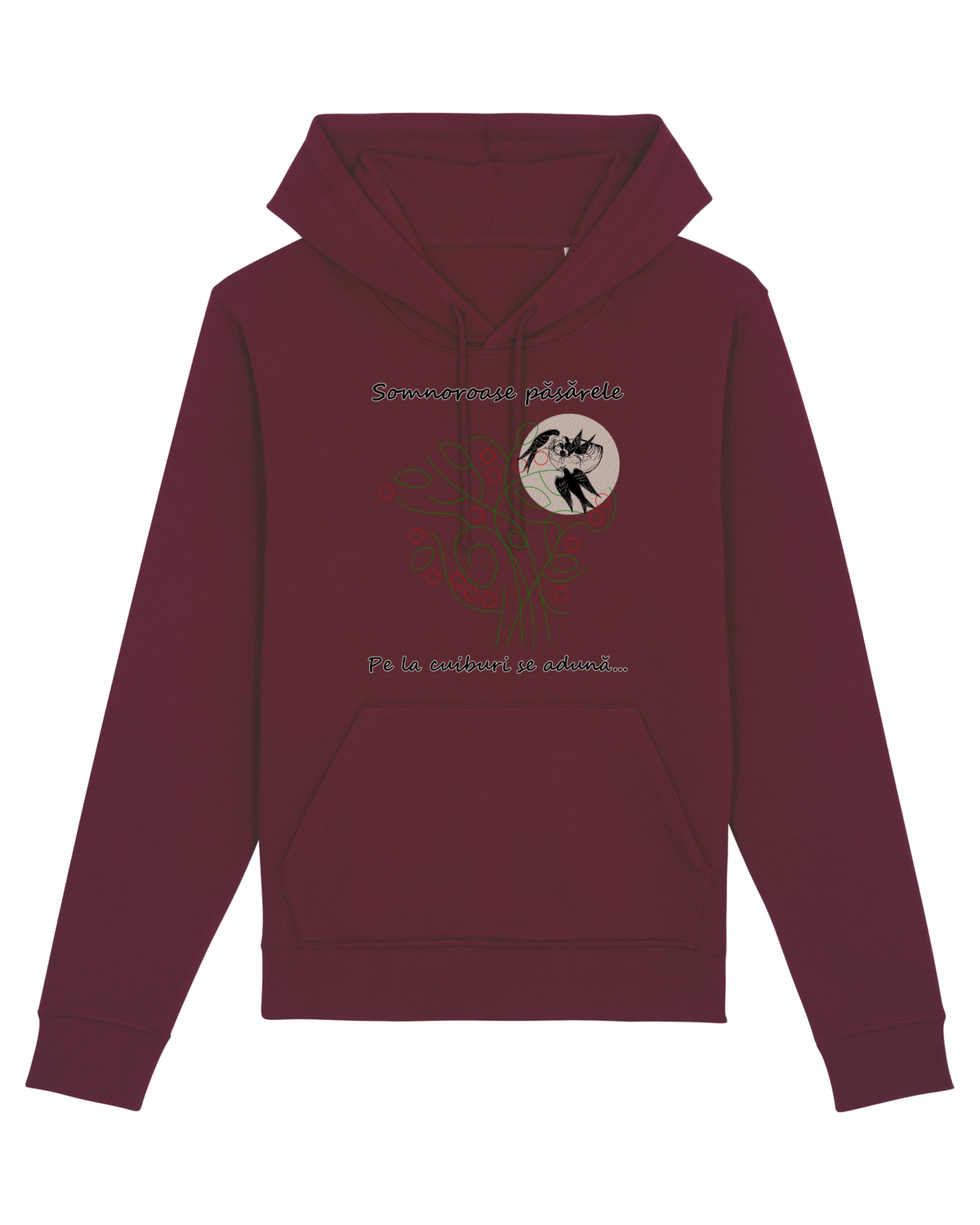 Hanorac Unisex Drummer Burgundy
