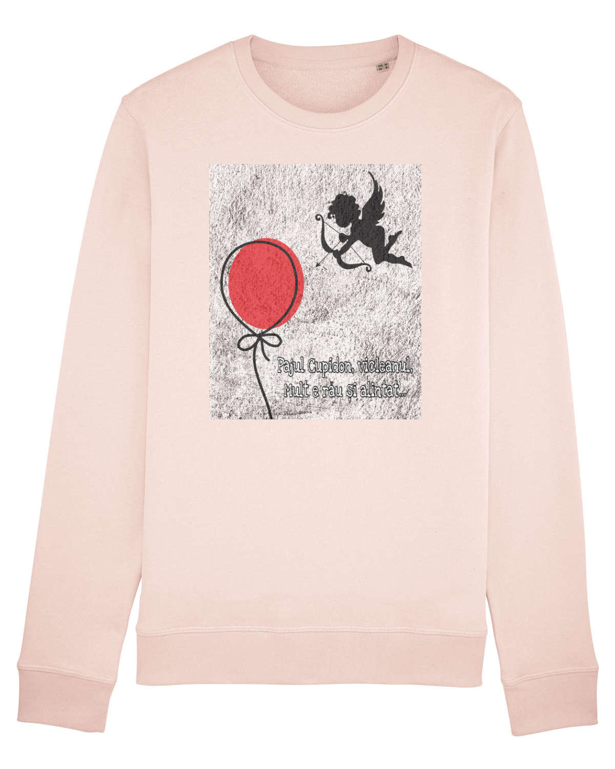 Bluză mânecă lungă Unisex Rise Candy Pink