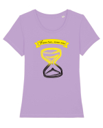 Vreme trece, vreme vine Tricou mânecă scurtă guler larg fitted Damă Expresser