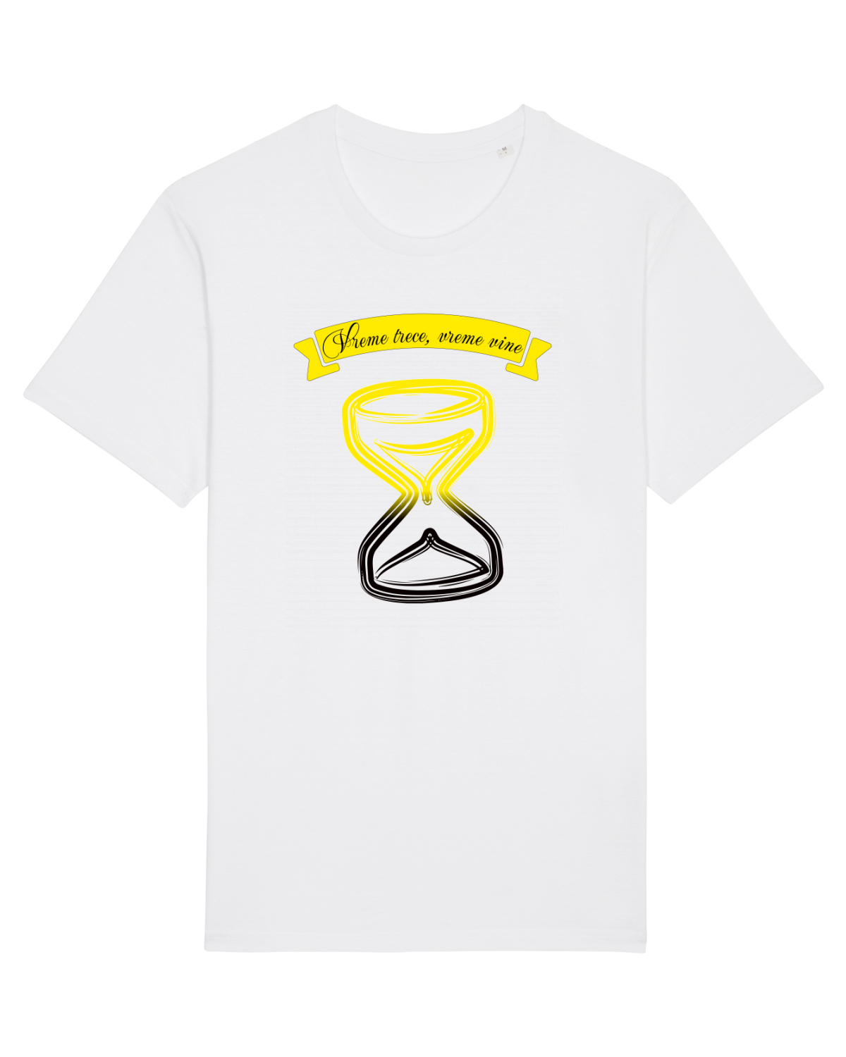 Tricou mânecă scurtă Unisex Rocker White
