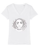 Ioana Tricou mânecă scurtă guler V Damă Evoker