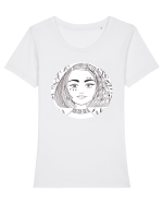 Ioana Tricou mânecă scurtă guler larg fitted Damă Expresser