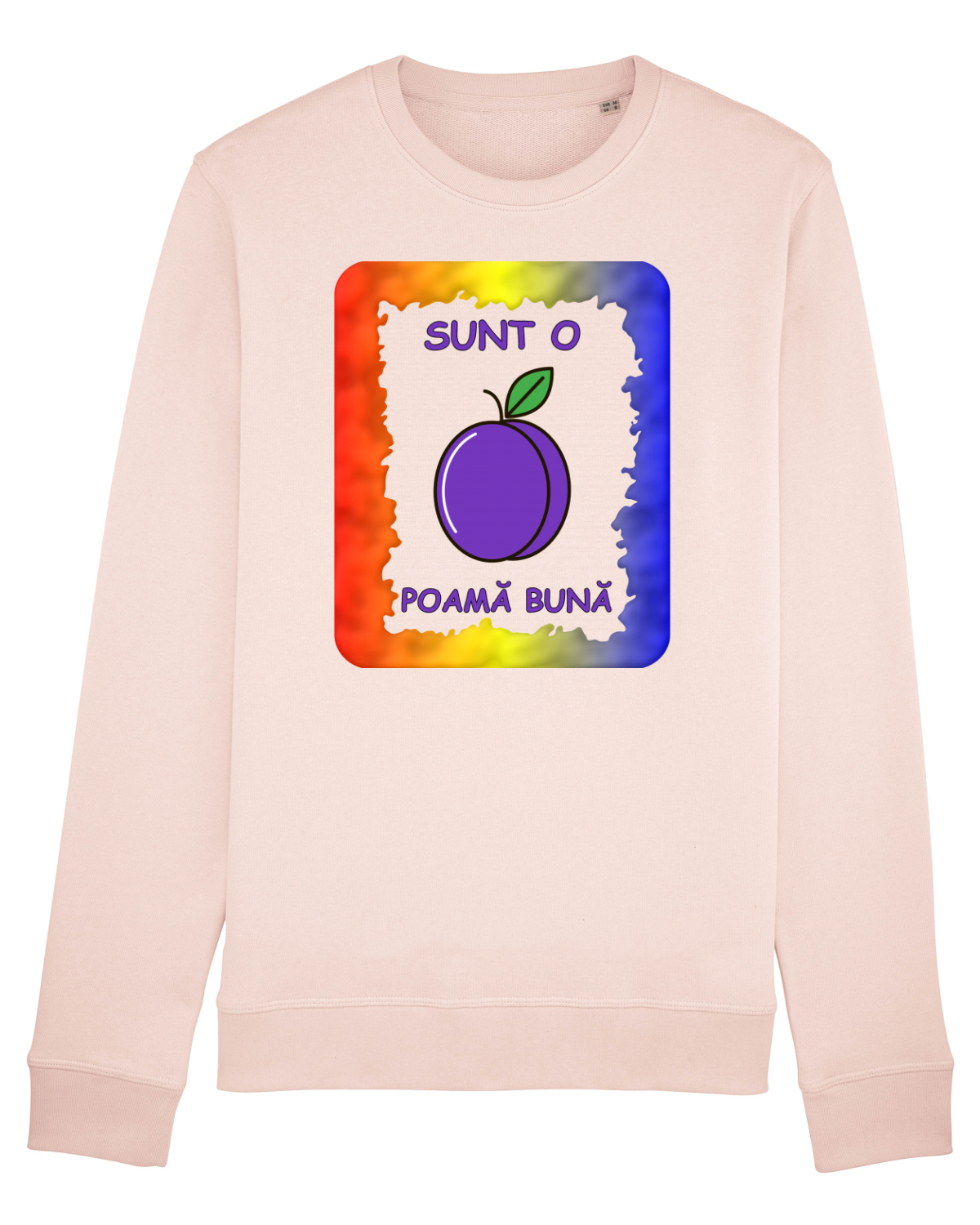 Bluză mânecă lungă Unisex Rise Candy Pink