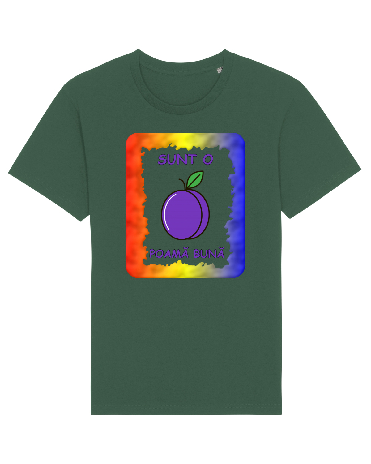 Tricou mânecă scurtă Unisex Rocker Bottle Green