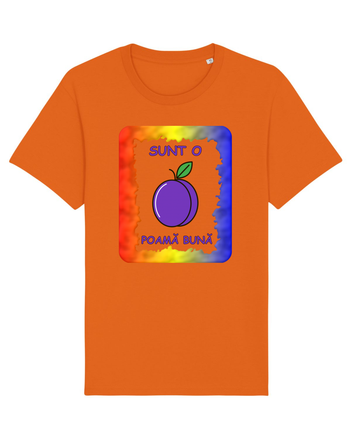 Tricou mânecă scurtă Unisex Rocker Bright Orange