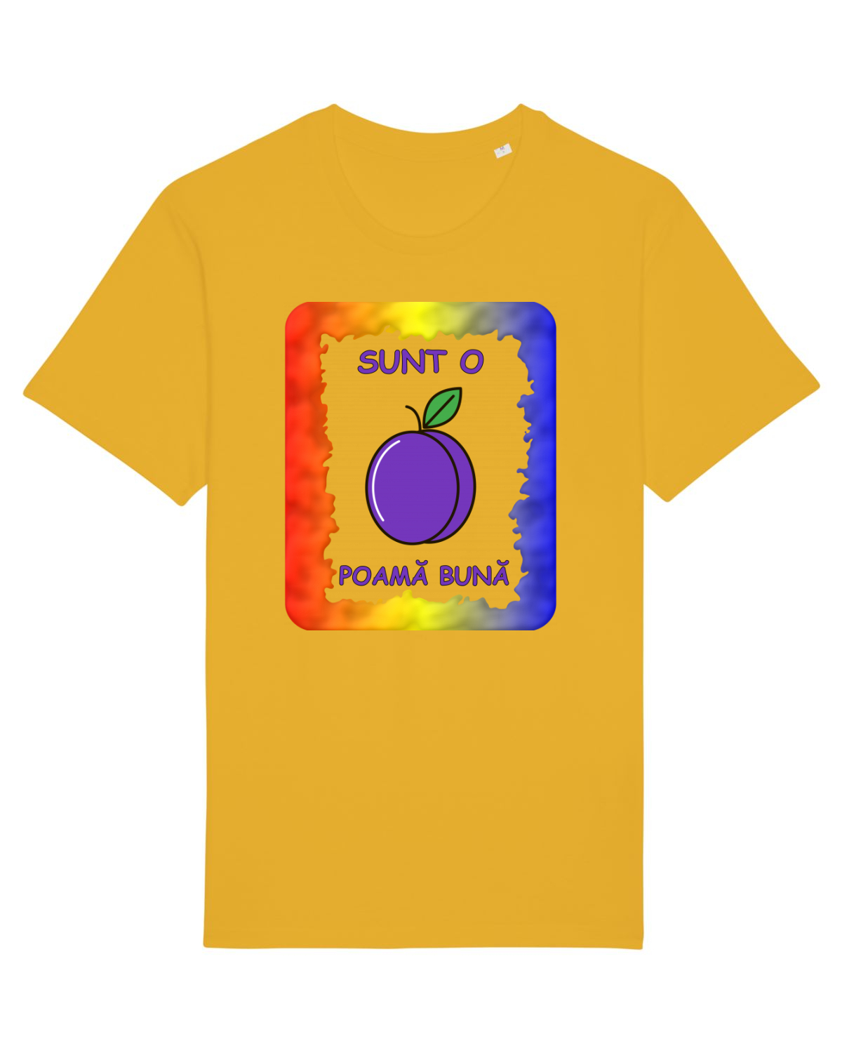 Tricou mânecă scurtă Unisex Rocker Spectra Yellow