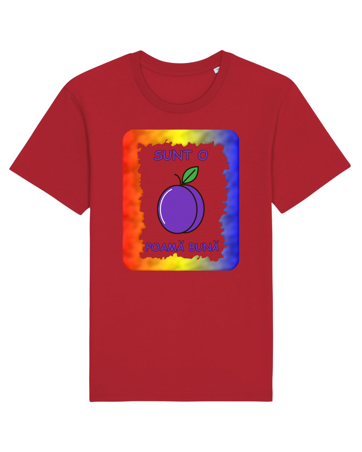 Tricou mânecă scurtă Unisex Rocker Red