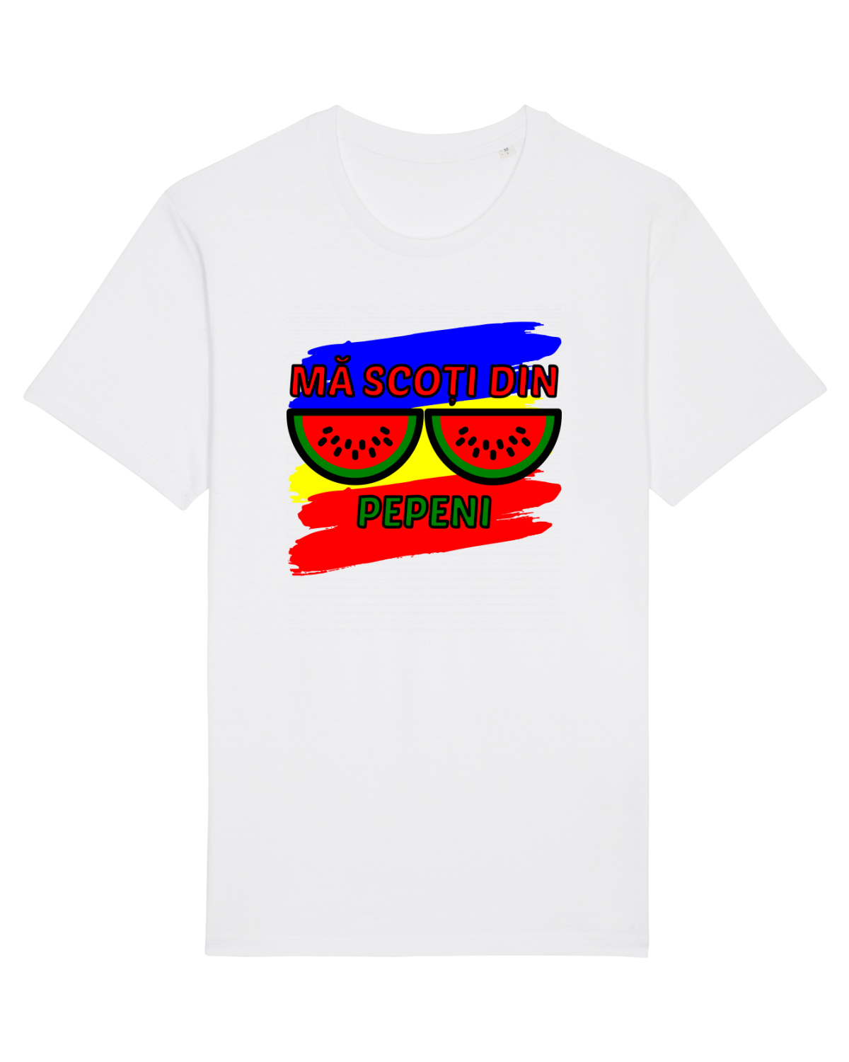 Tricou mânecă scurtă Unisex Rocker White