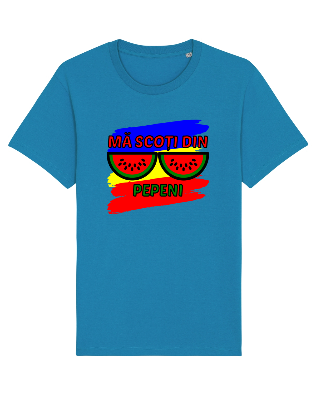 Tricou mânecă scurtă Unisex Rocker Azur